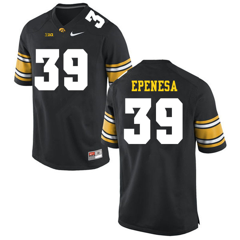 Men #39 Eric Epenesa Iowa Hawkeyes College Football Jerseys Sale-Black - Click Image to Close